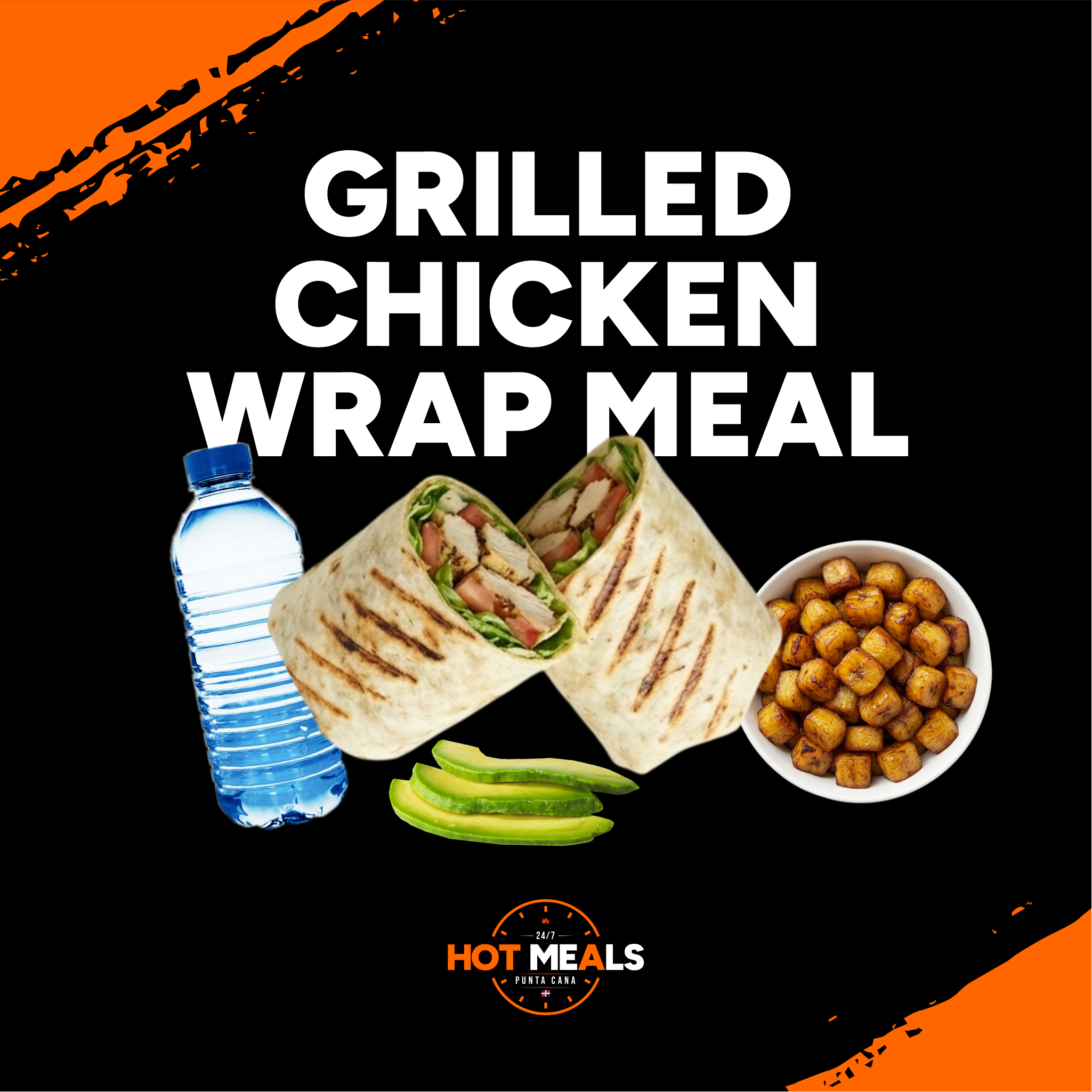 Grilled Chicken Wrap Meal