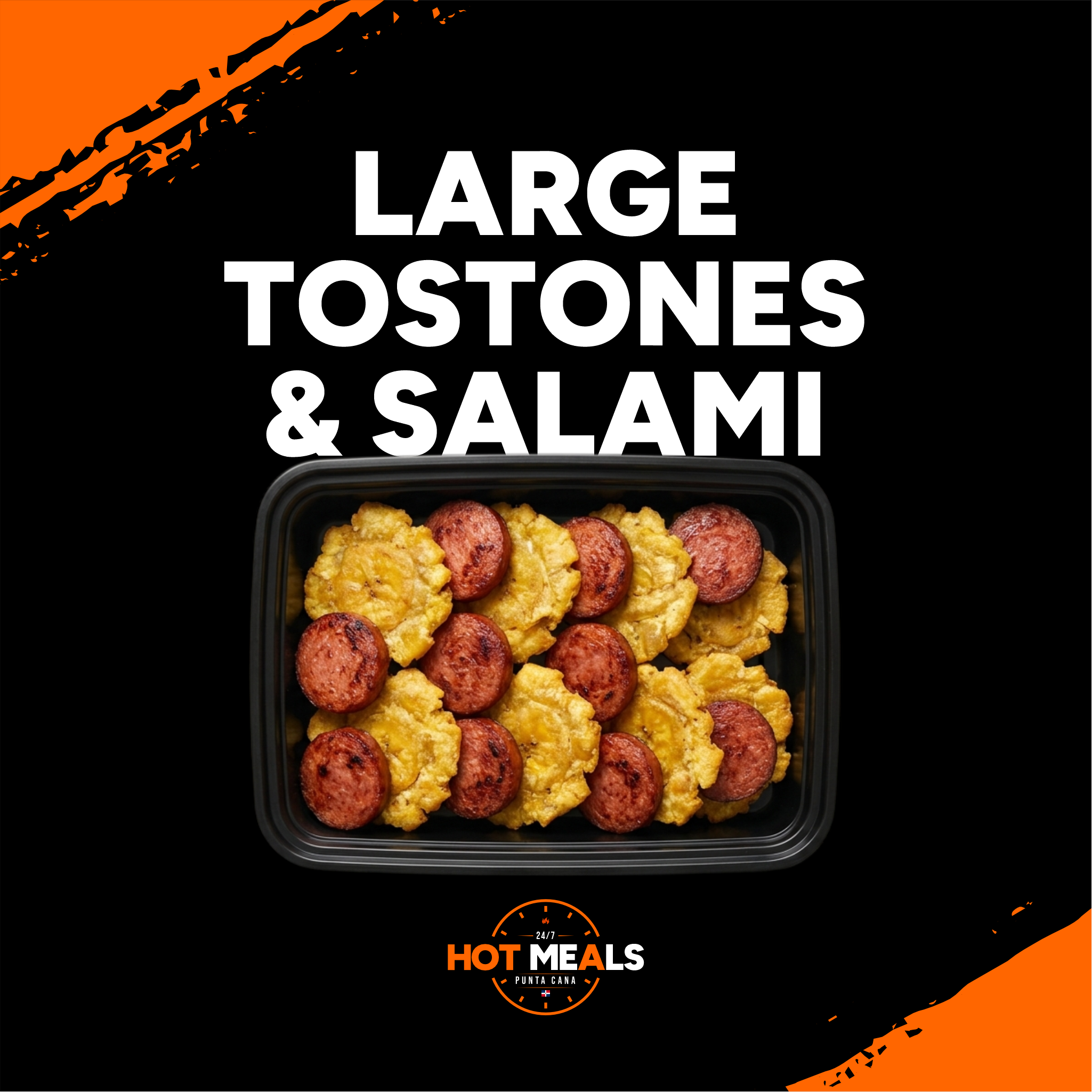 ⁠Large Tostones & Salami